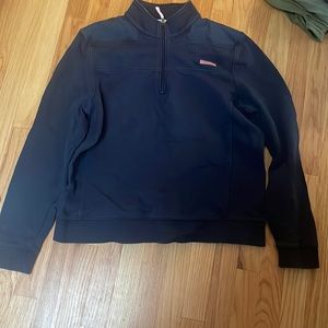 Vineyard vines navy blue quarter zip